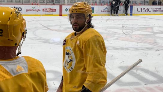 Letang re-joins team for practice 10 days after stroke, feels 'pretty good' taken in Cranberry, Pa. (Penguins)